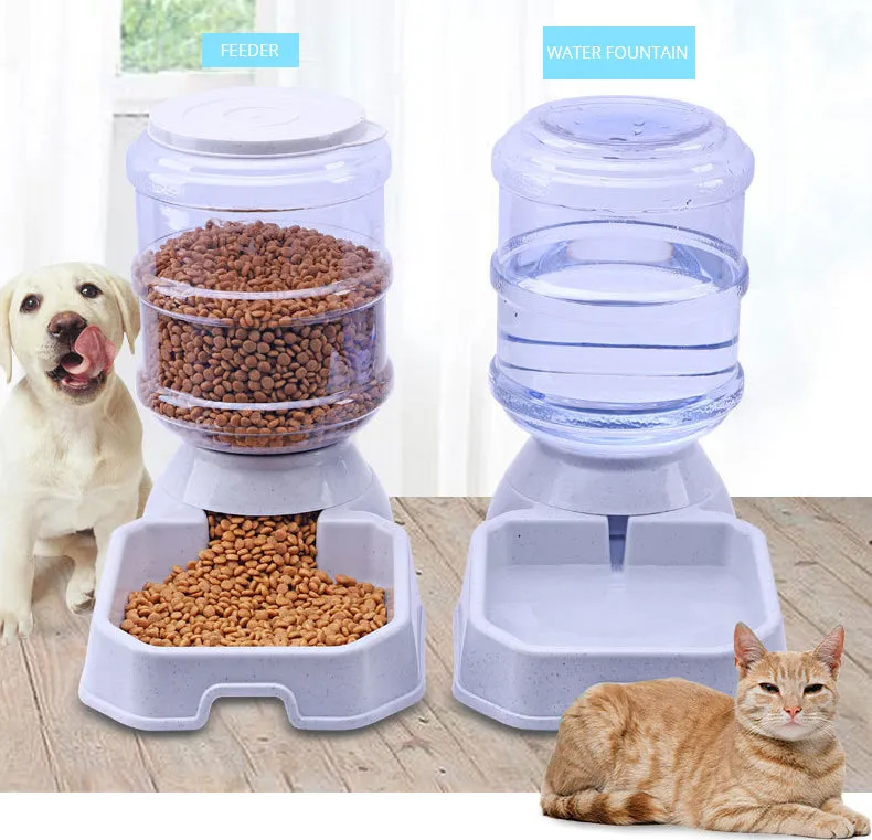 3.8L Plastic Automatic Drinking Pet Bowl