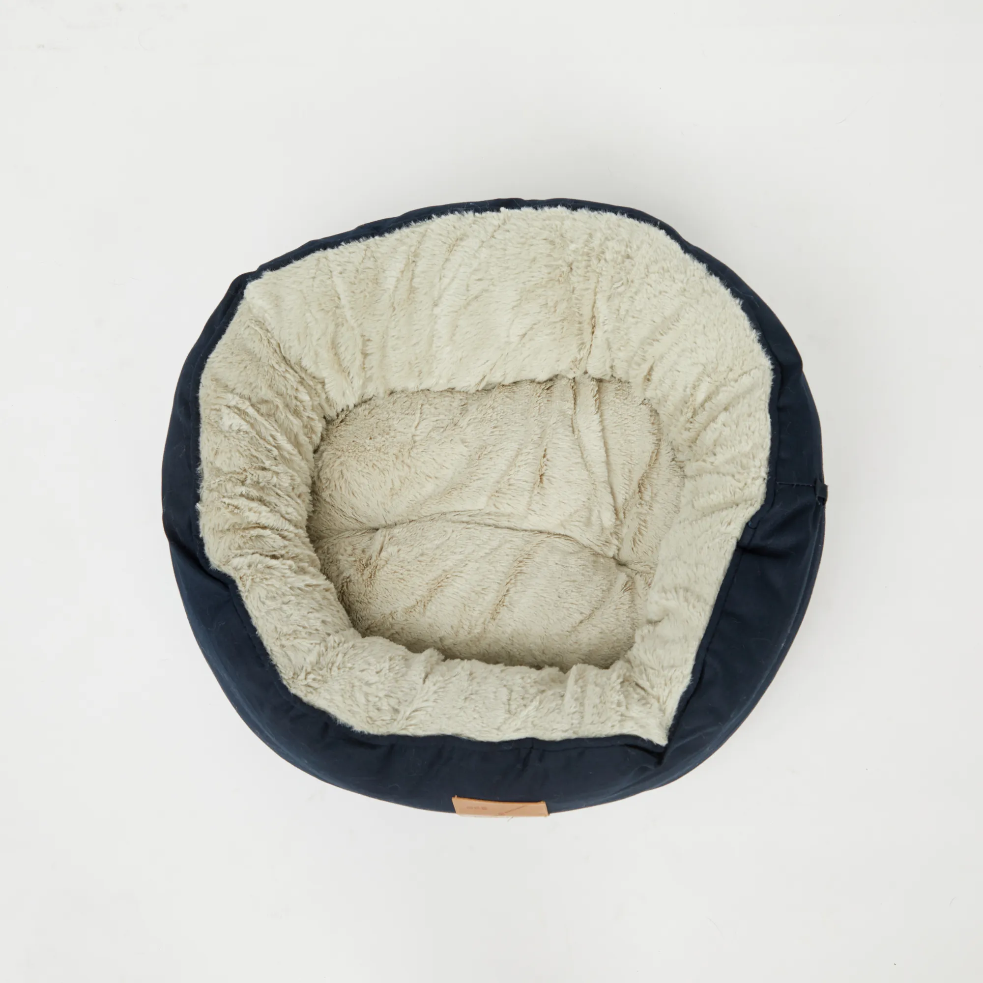 Cat Bed - Reversible- Navy