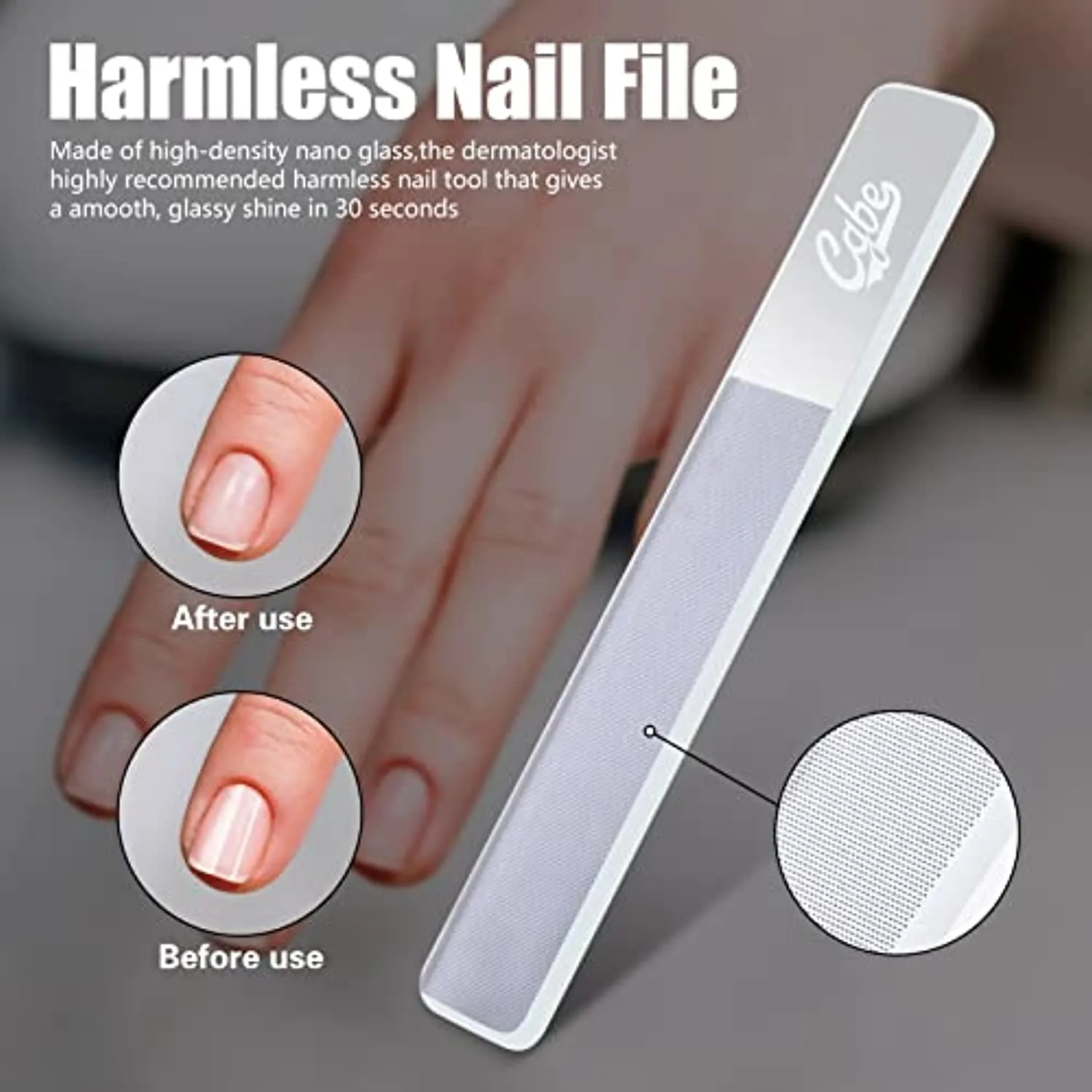 CGBE Nail Clippers Set, Ultra Sharp Fingernail and Toenail Clipper, Stainless Steel 4 pcs Nail Clippers Kit with Catcher for Men and Women
