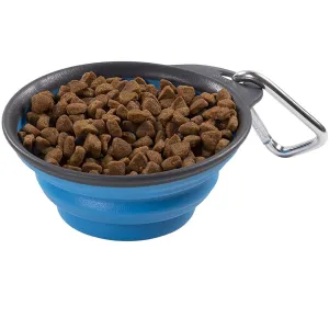 Dexas Pets Collapsible Travel Cup Pro Blue 1 Cup