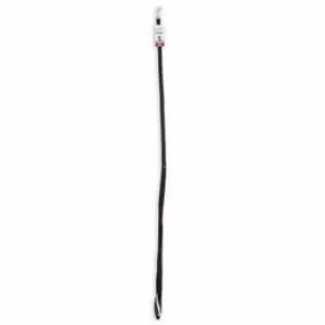 Dog Leash, Black, 5/8-In. x 6-Ft.