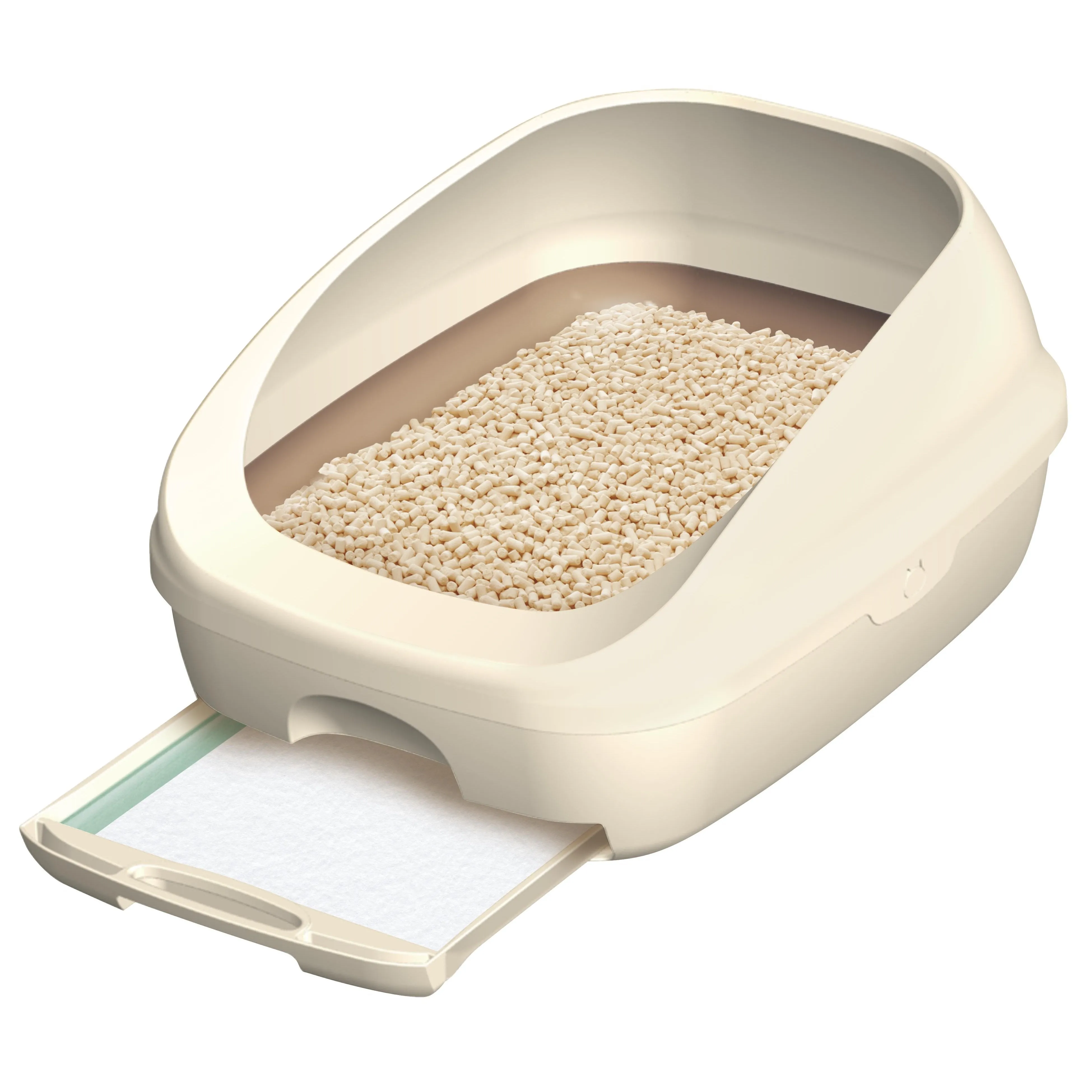 Ezi-LockOdour Dual Layer Cat Litter System Natural Zeolite Cat Litter Pellets 2kg
