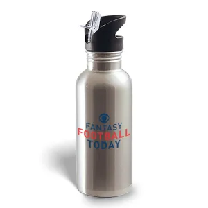 Fantasy Football Today Podcast Logo 20 oz Water Bottle