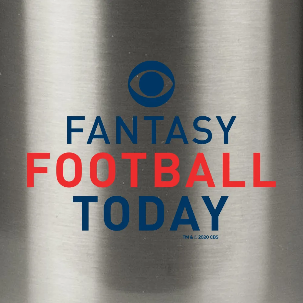 Fantasy Football Today Podcast Logo 20 oz Water Bottle