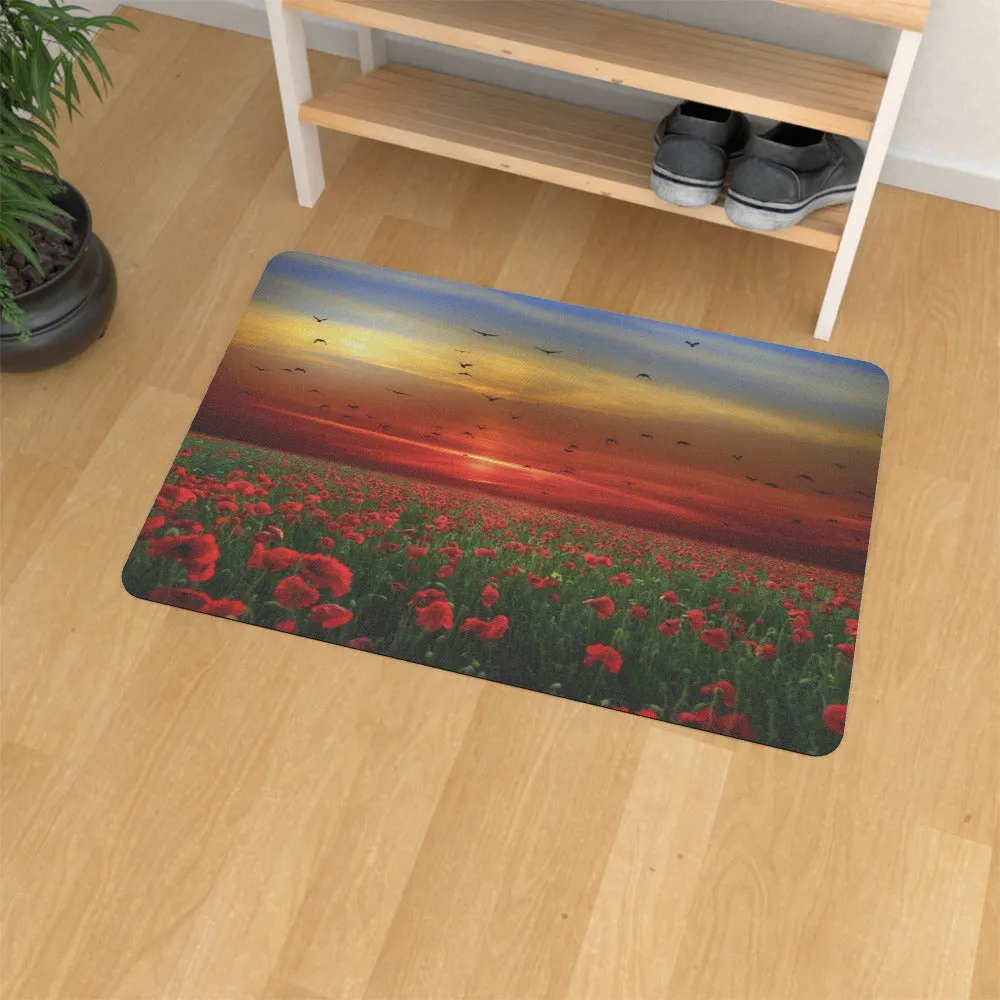 Floor Mats - Poppy Fields