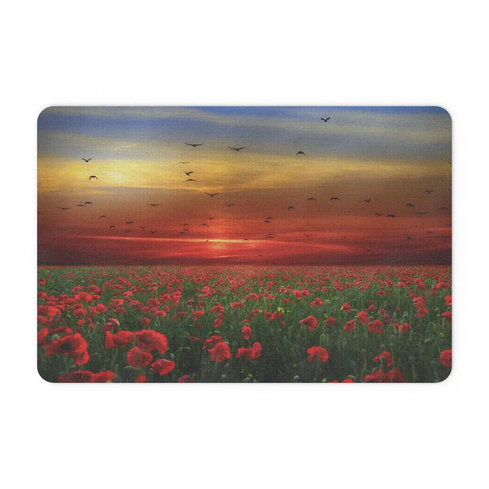 Floor Mats - Poppy Fields