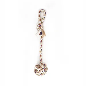 Fofos Flossy Rope Toy with Ball for Dogs