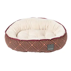 Fuzzyard Reversible Bed - Barcelona Maroon L 75cm x 80cm