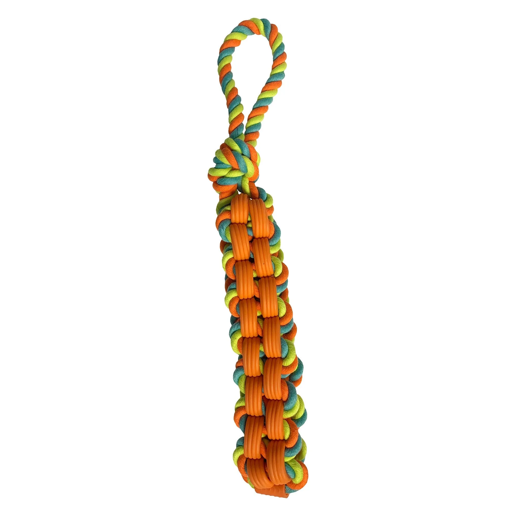 Hemmo & Co Heavy Duty Block With Woven Tpr Dog Toy