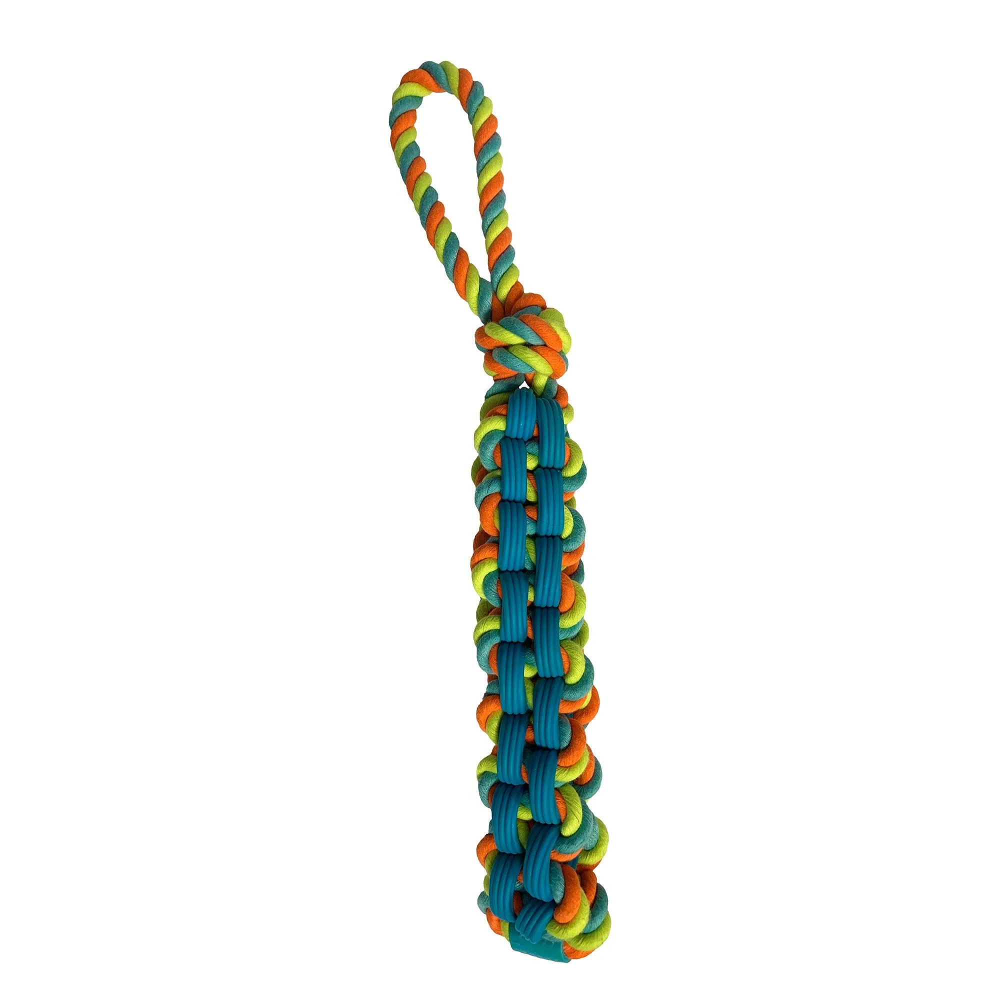 Hemmo & Co Heavy Duty Block With Woven Tpr Dog Toy