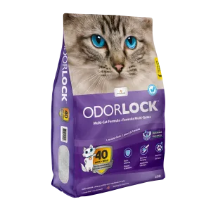 Intersand OdorLock Ultra Premium Lavender Scented Multicat Cat Litter Formula