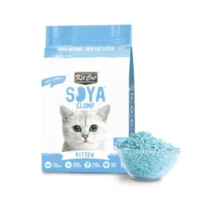 Kit Cat Soya Clump Cat Litter - Baby Powder (7L)