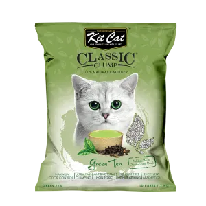 KitCat Cat Classic Clump Litter Green Tea 7kg