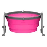 Loving Pets Travel Dog Bowl Pink Small
