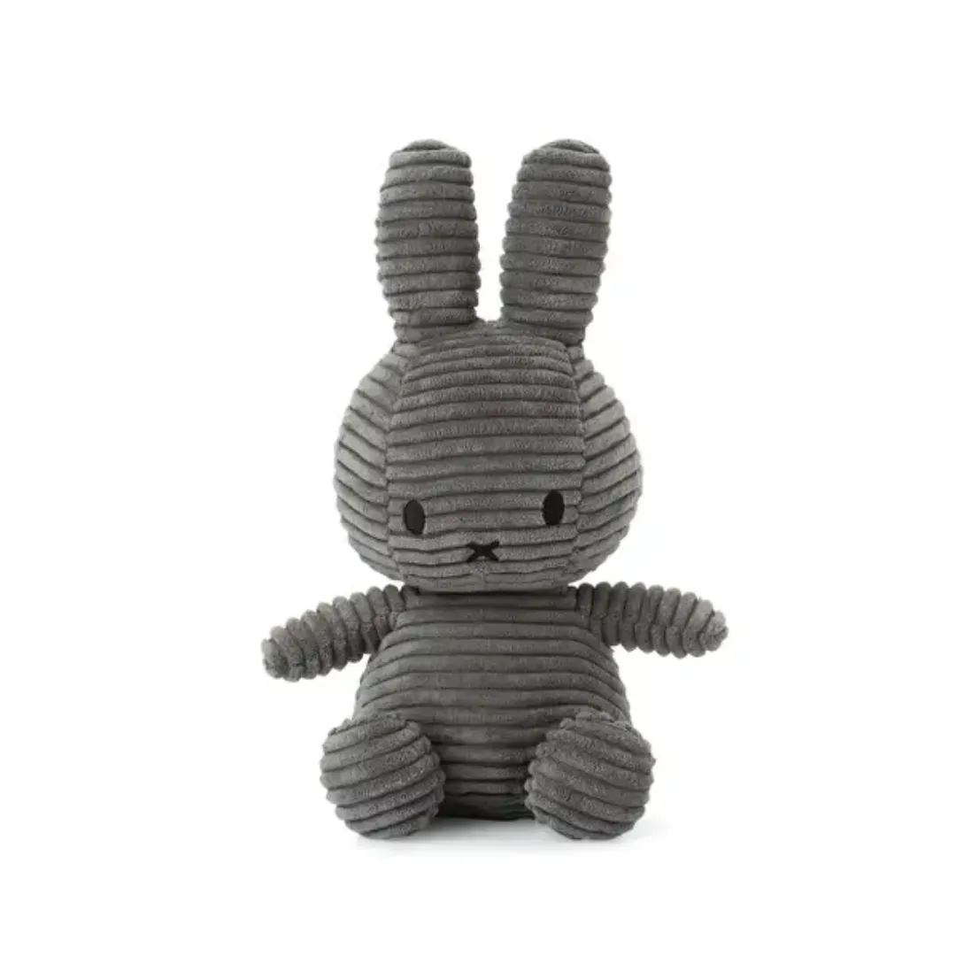 Miffy Sitting Corduroy 9" Plush Toy by Bon Ton Toys