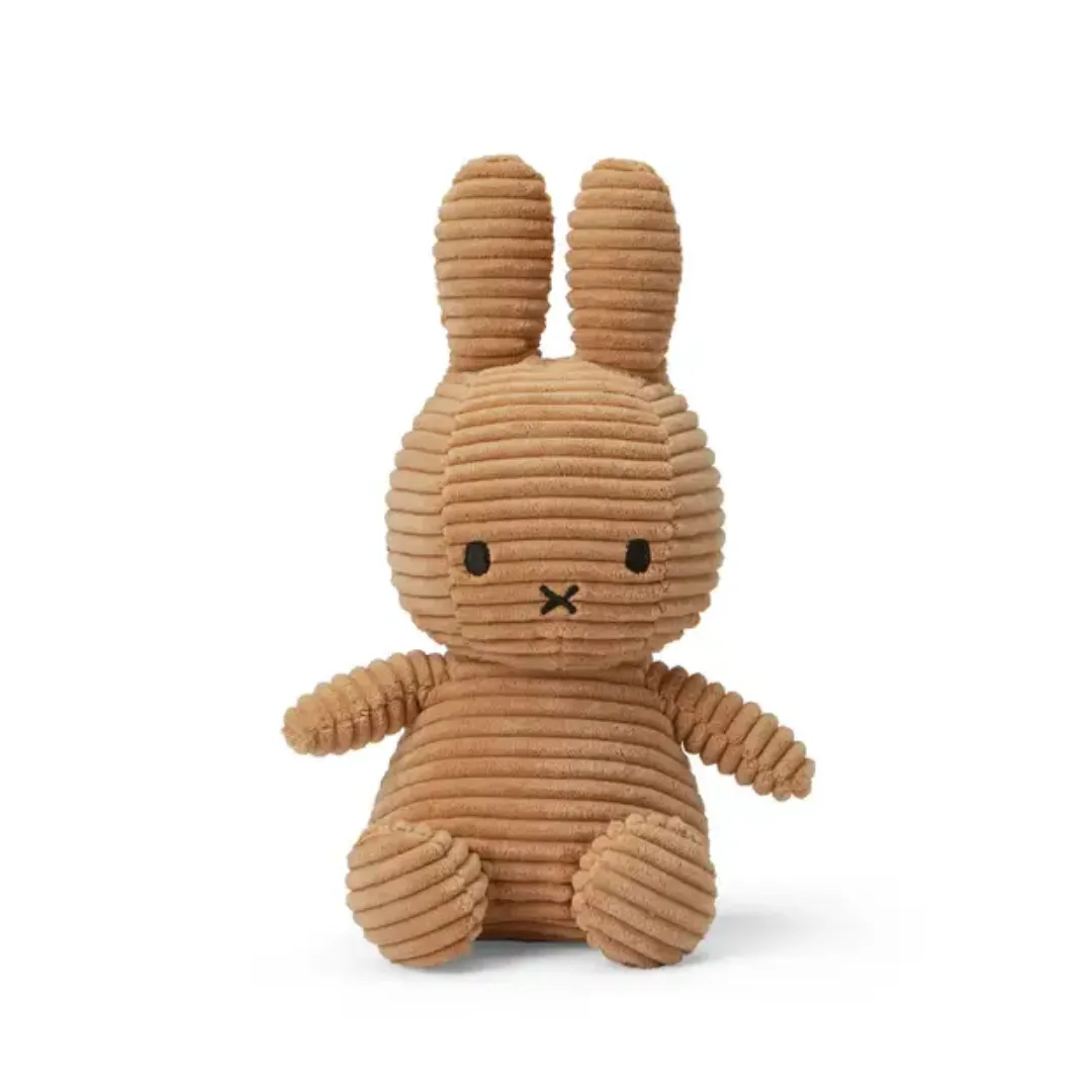Miffy Sitting Corduroy 9" Plush Toy by Bon Ton Toys
