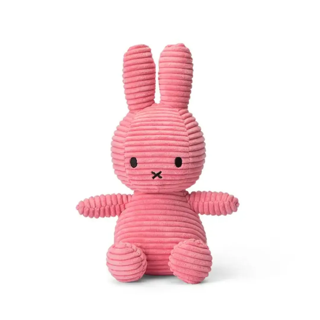 Miffy Sitting Corduroy 9" Plush Toy by Bon Ton Toys
