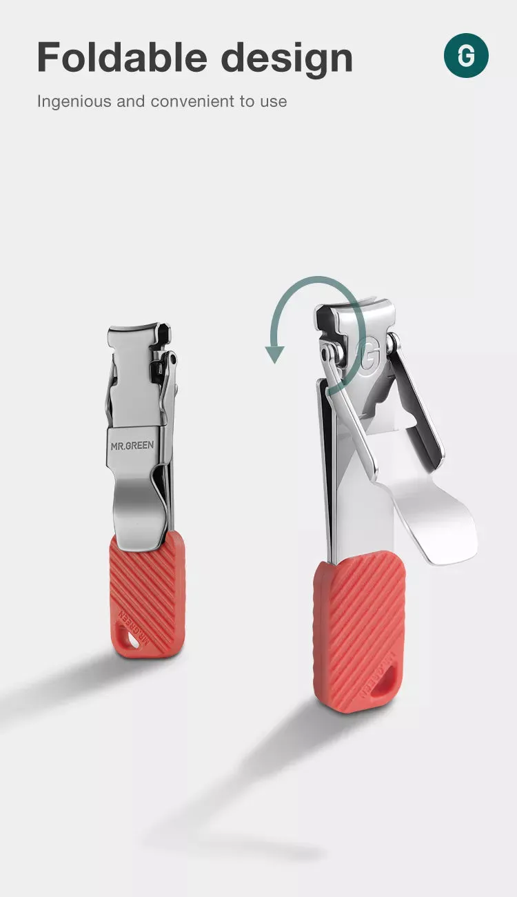 MR.GREEN Compact Foldable Key Chain Medical-Grade Nail Clippers