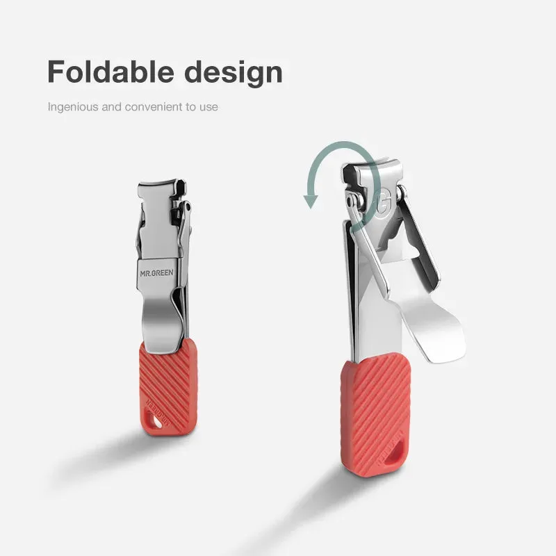 MR.GREEN Compact Foldable Key Chain Medical-Grade Nail Clippers