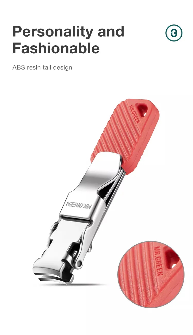 MR.GREEN Compact Foldable Key Chain Medical-Grade Nail Clippers
