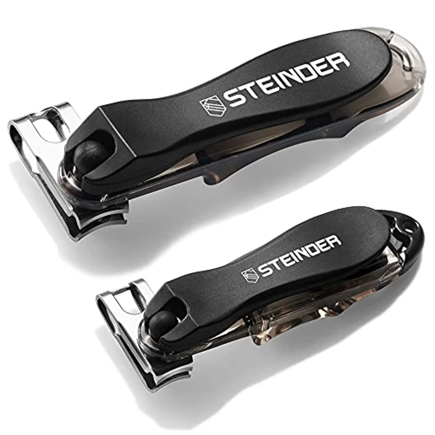 Nail Clippers Toenail Clipper Set STEINDER Easy Grip 360 Rotary fingernail Clippers (Fingernail Clippers   Toenail Clippers) for Thick Toe Nail Clippers Set Toe Nail Clippers for Men & Seniors