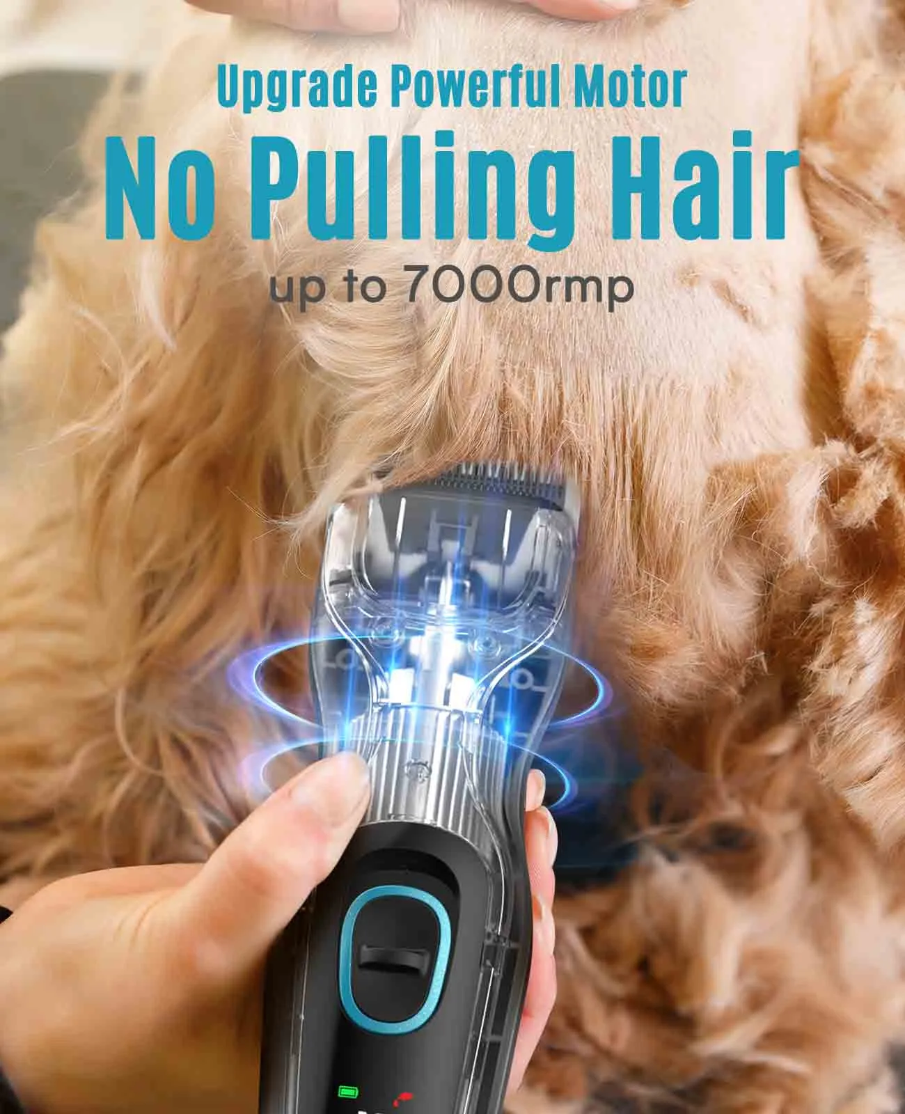 Oneisall DTJ001 Dog Hair Trimmer for Thick Coat