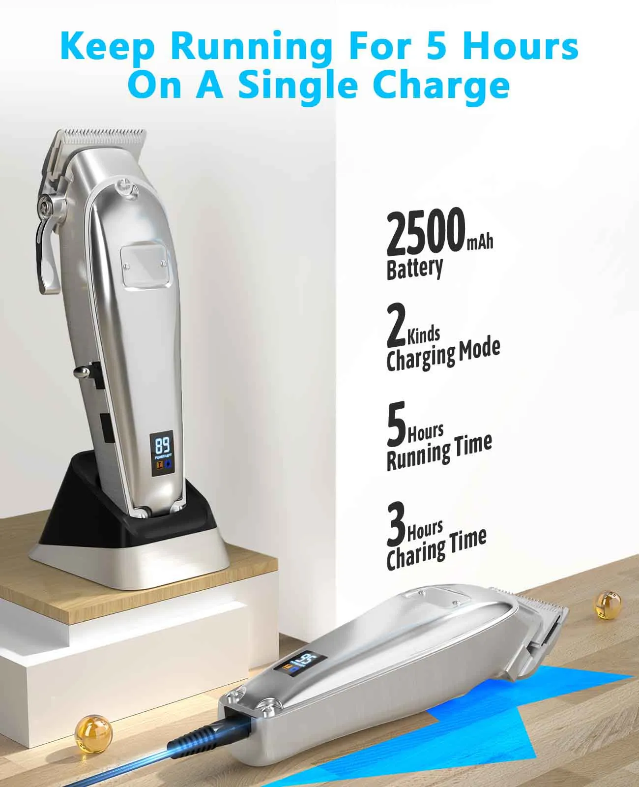 Oneisall K52NTS Cordless Dog Grooming Clippers