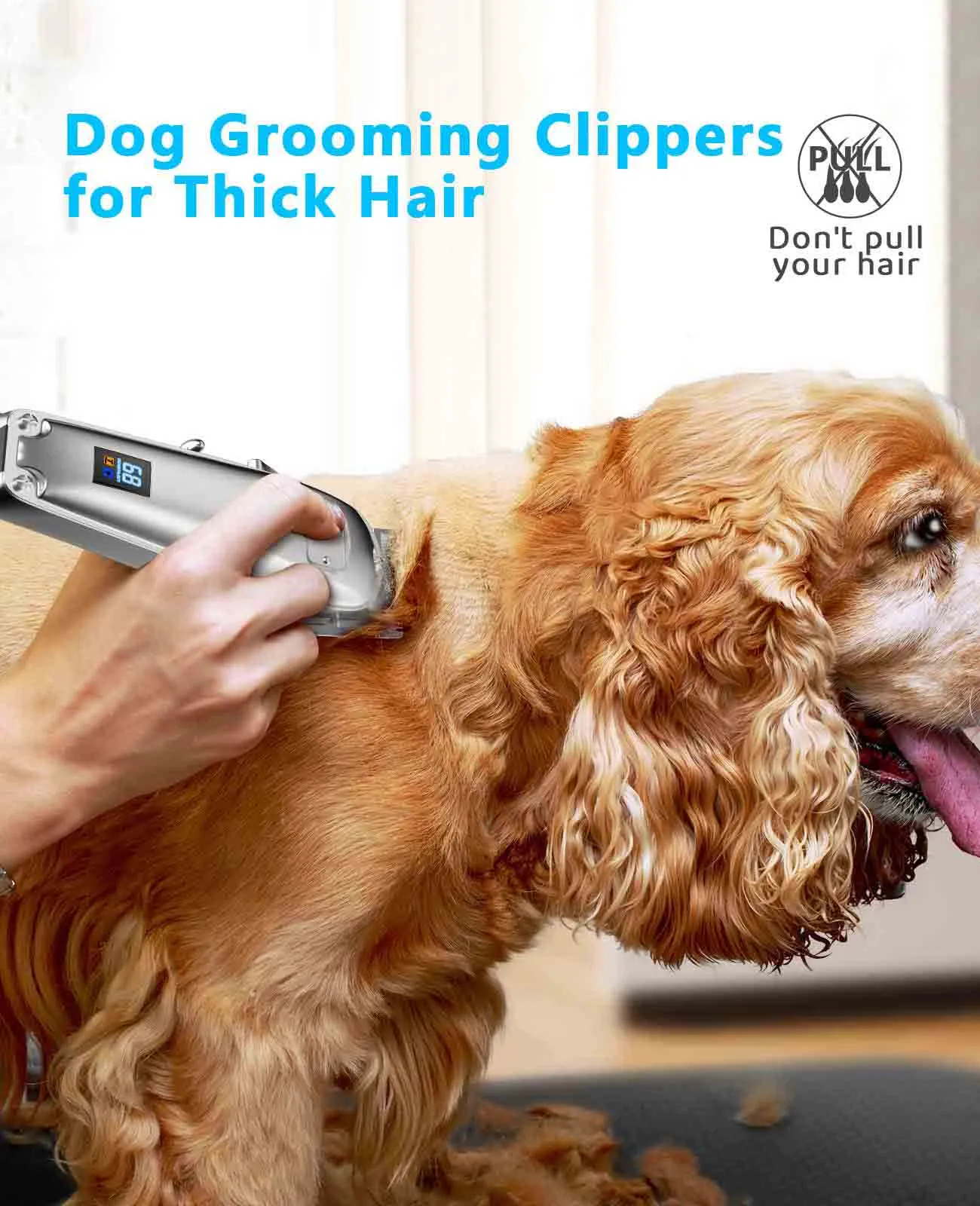 Oneisall K52NTS Cordless Dog Grooming Clippers