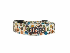 Personalized Dog Collar | Fall Owl Dog Collar | Duke & Fox®