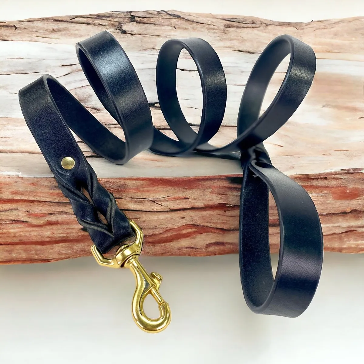 Personalized Dog Collar with Nameplate 1.25" Wide