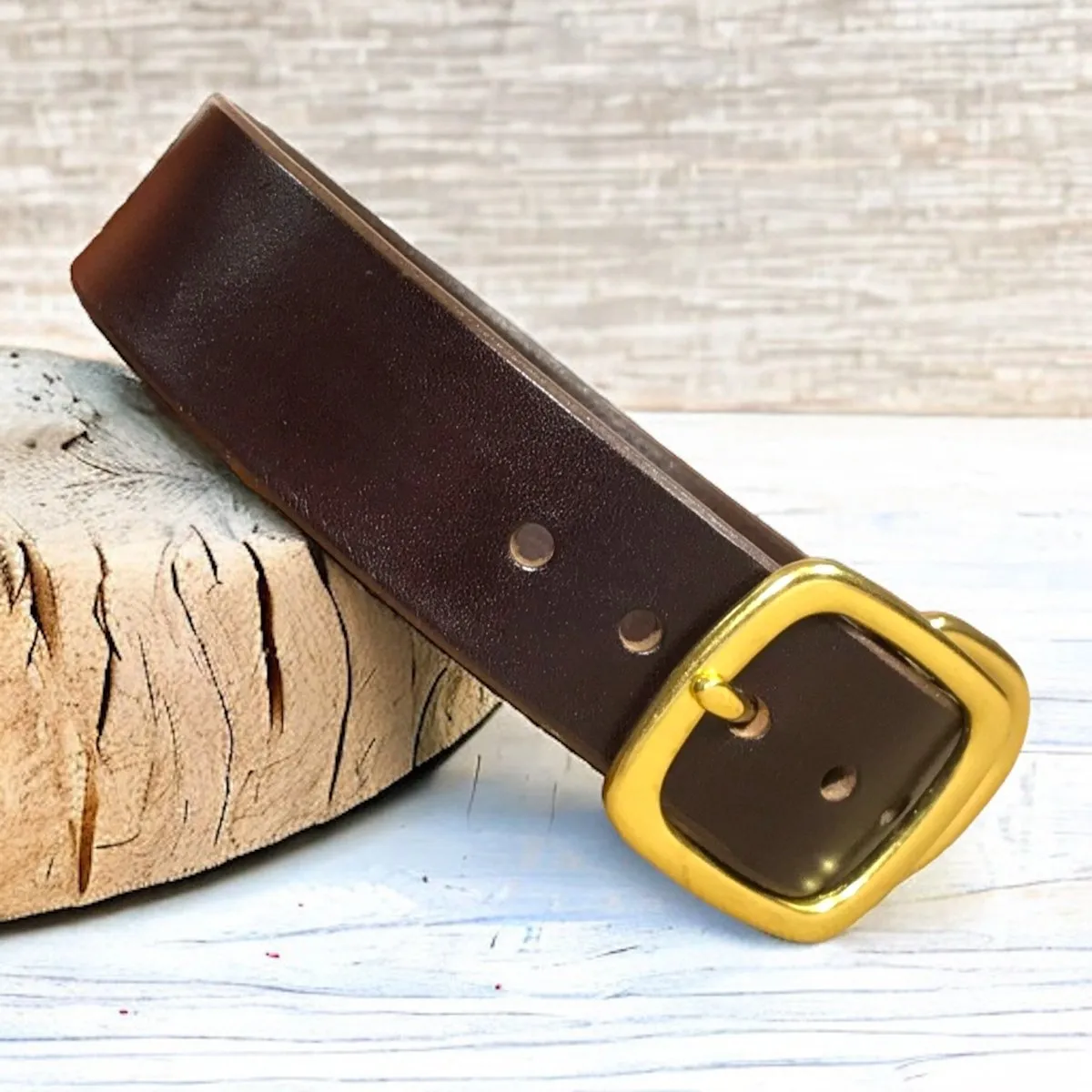 Personalized Dog Collar with Nameplate 1.25" Wide