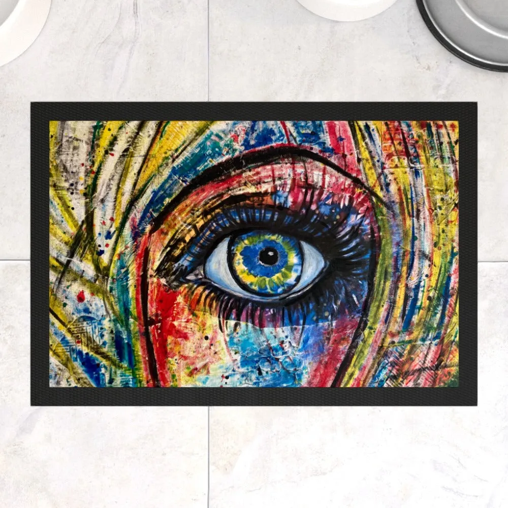 Pet Bowl Mats - Eye