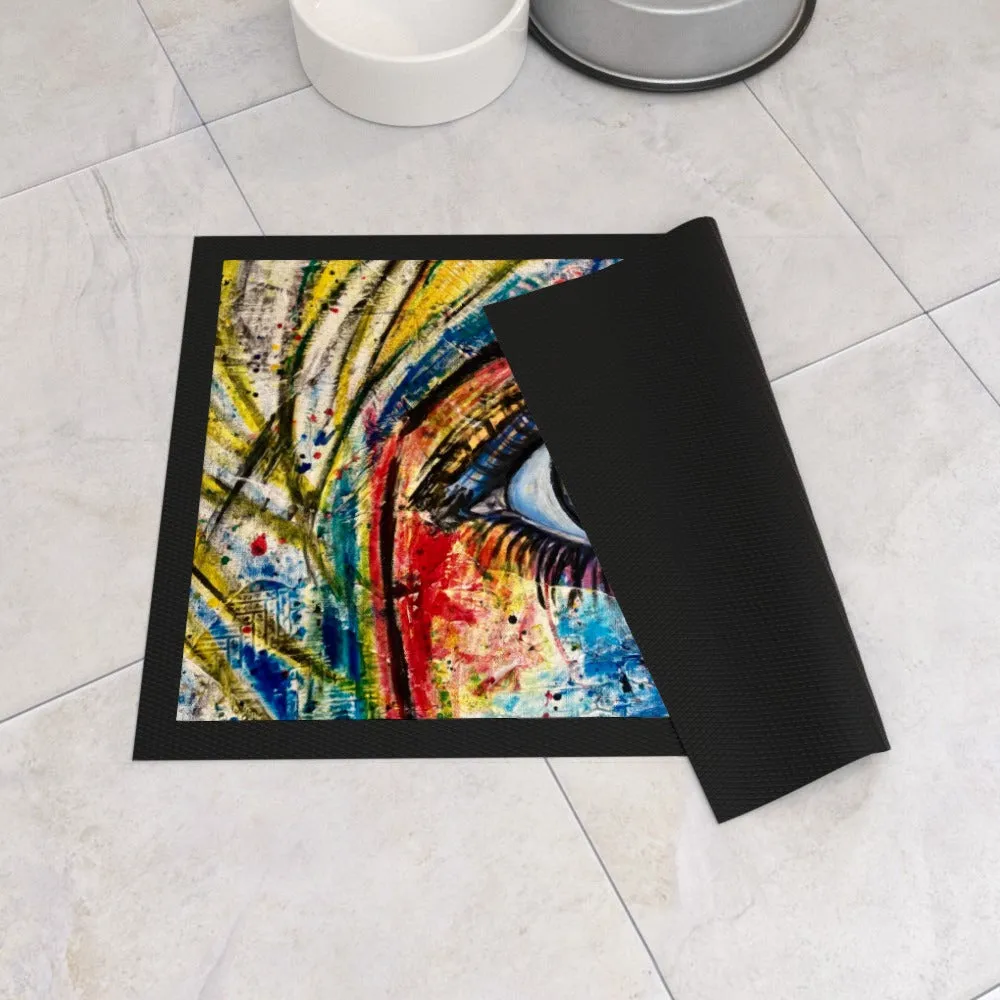 Pet Bowl Mats - Eye