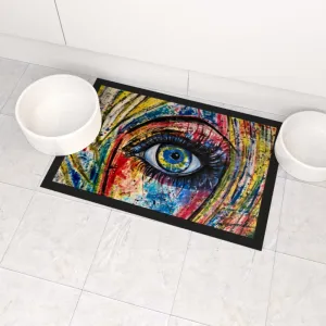Pet Bowl Mats - Eye