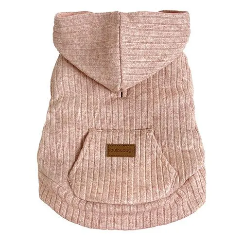 Ribbed Fleece Hoodie from FouFou Brands