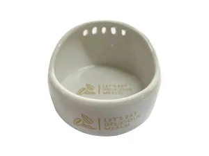 Small Pet Bowl -For Soaking-White