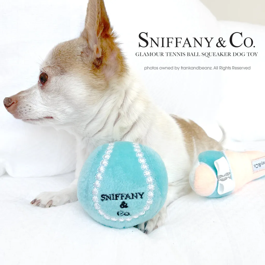 Sniffany Petite Glam Tennis Ball Dog Toy
