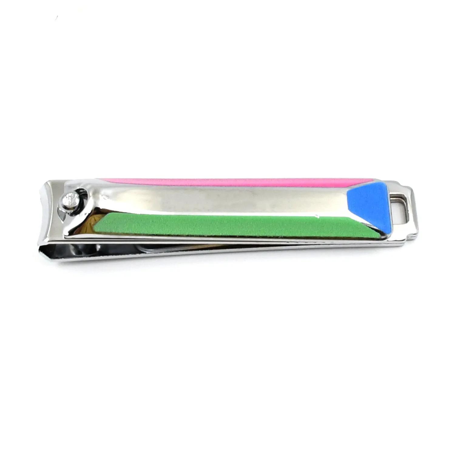 Stainless Steel Folding Nail Clippers with Nail File (1pc)