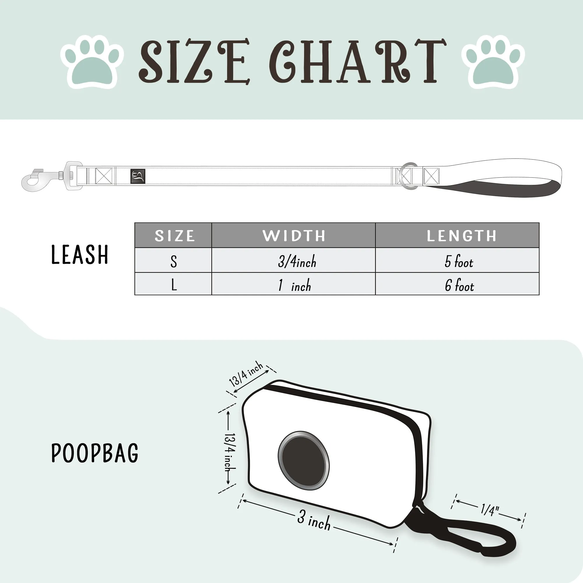 Tropical Dog Leash and Poop Bag Holder Set