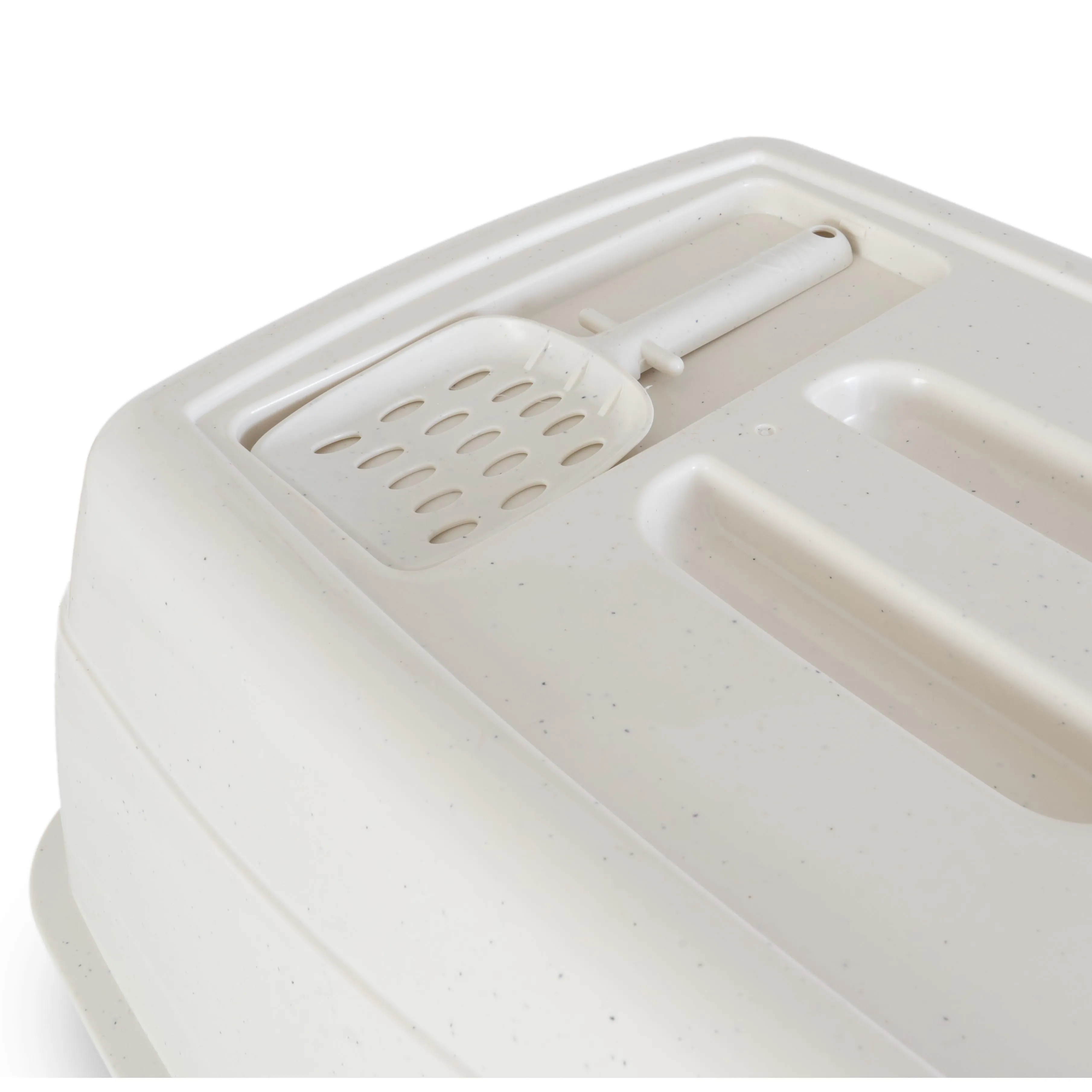 Trouble and Trix Covered Cat Litter Tray with Scoop