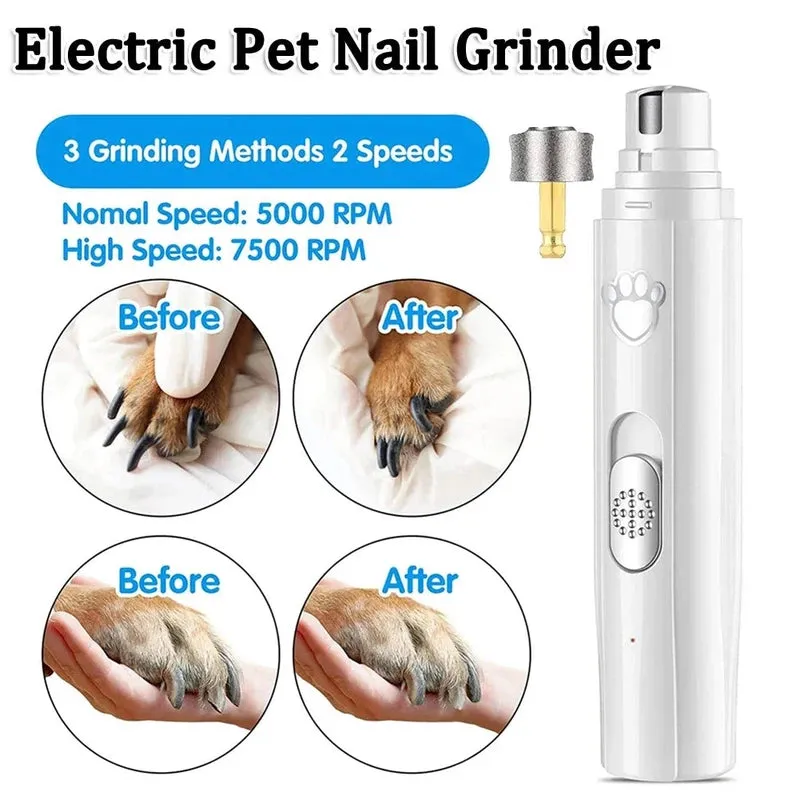 USB Rechargeable Electric Dog Nail Grinder