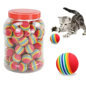 Vibrant EVA Cat & Dog Ball