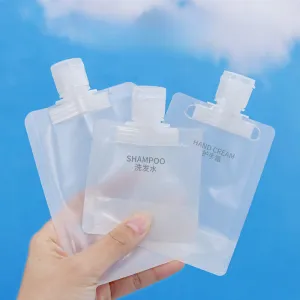 Wholesale PET Travel Packaging Bags for Cosmetics