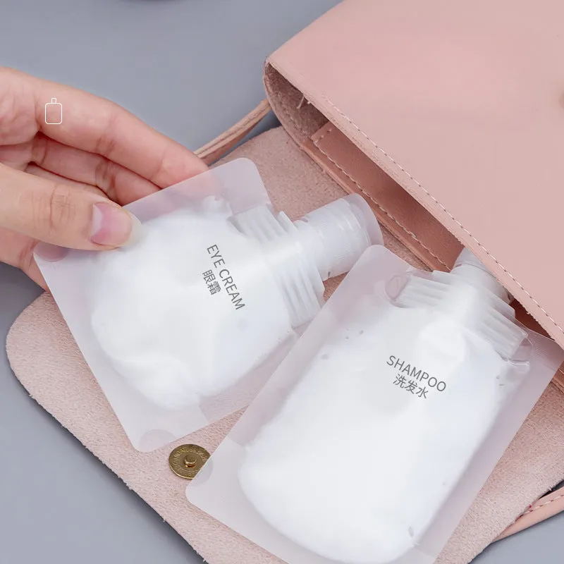 Wholesale PET Travel Packaging Bags for Cosmetics