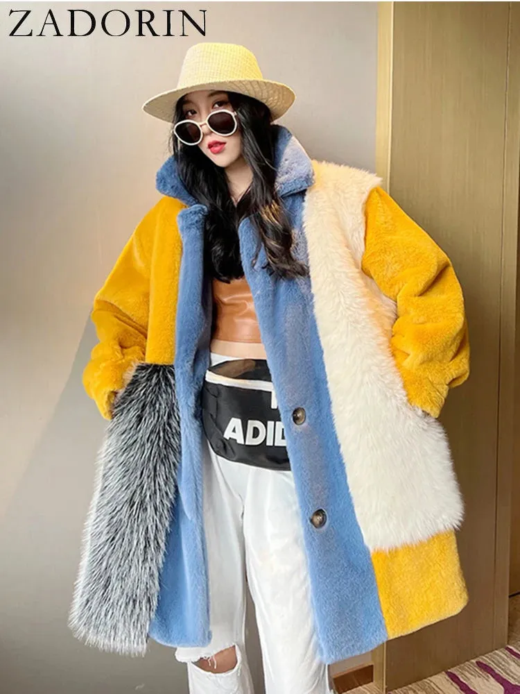 ZADORIN Winter Faux Fur Jackets